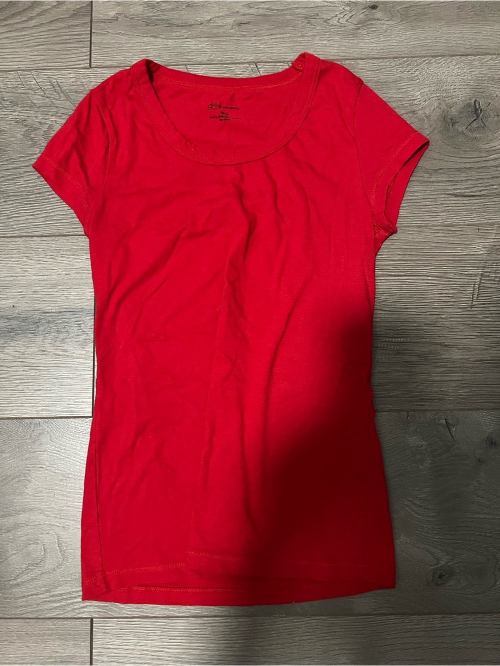 Women's Classic Scoop Neck Red Tee